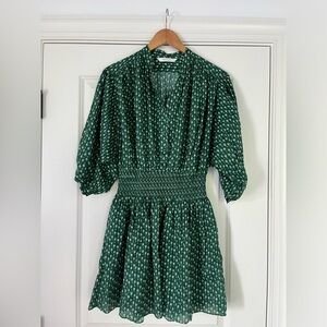 Rebecca Taylor Ikat Floral Shirt Dress